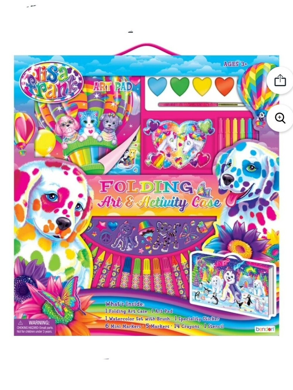 Lisa Frank Folding Art & Activity Set - New